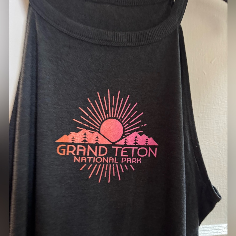 Black Grand Teton Women's Tank Top